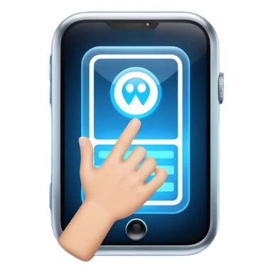 Access granted on a screen  sticker