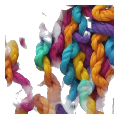 Colorfull yarn  sticker