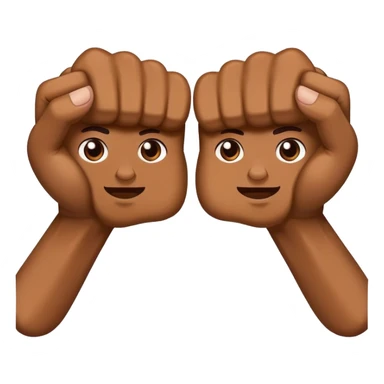 Bumped fists sticker