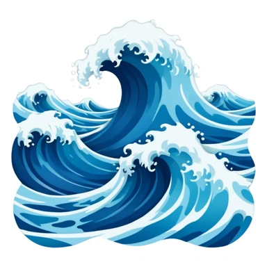 Ocean Waves sticker