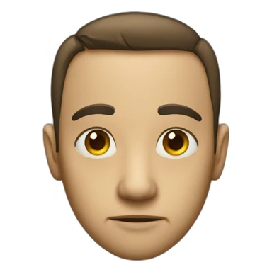 Suspicious look sticker