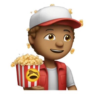 pizza guy a the popcorn movie sticker