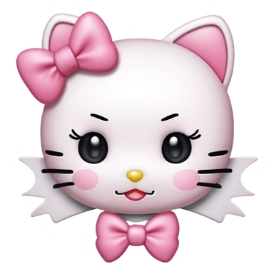 coquette hello kitty sticker