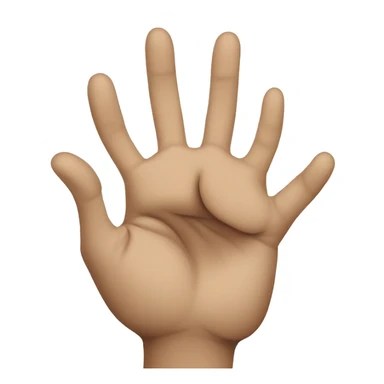 Turkic hand gesture wolf sticker