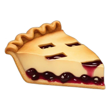 Pie sticker