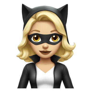 Blonde girl called Maddy dressed as Catwoman sticker