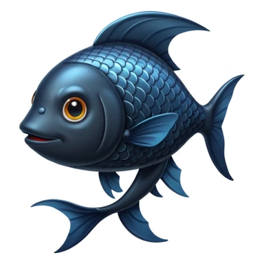 Hero Black Fish sticker