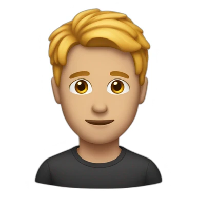 trisomique guy sticker