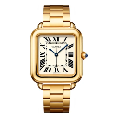 Cartier square watch  sticker