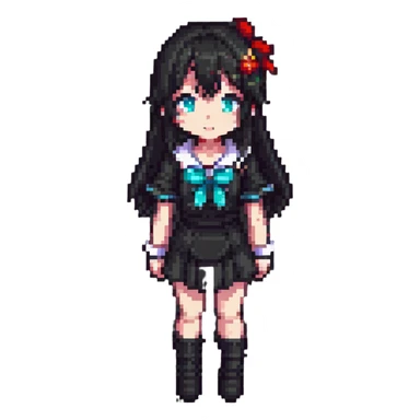 anime girl sticker