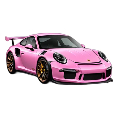 911 gt3 rs pink sticker