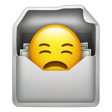 voicemail icon with dollars sticker