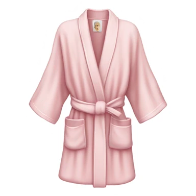 Soft pink robe sticker