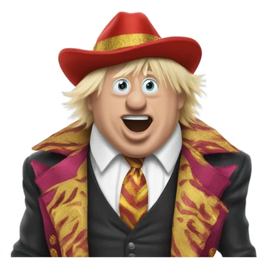 Boris Johnson gay and camp sticker