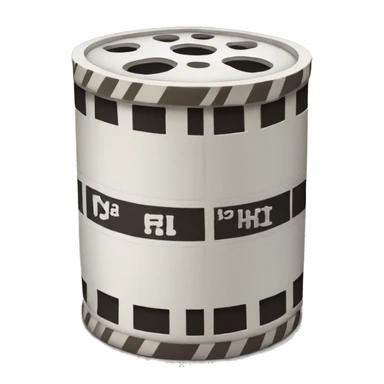 Film roll sticker