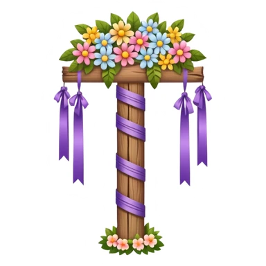 Midsummer pole sticker