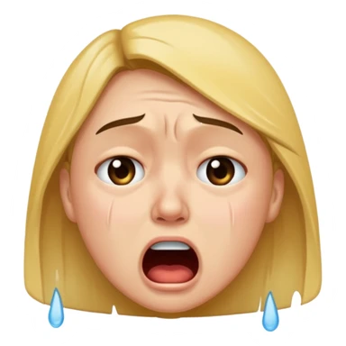 Loudly Crying Face sticker