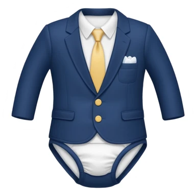 Give me a diaper and a small suit  sticker