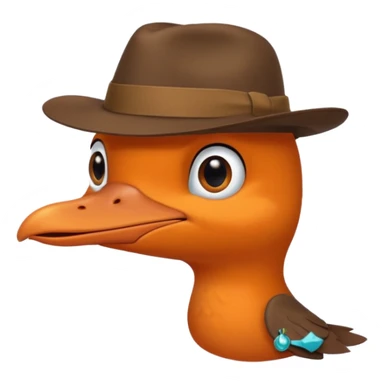Perry the platypus sticker