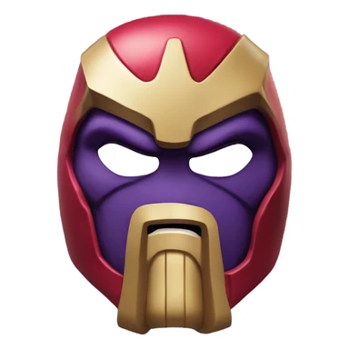 Thanos meme squid game mask red sticker