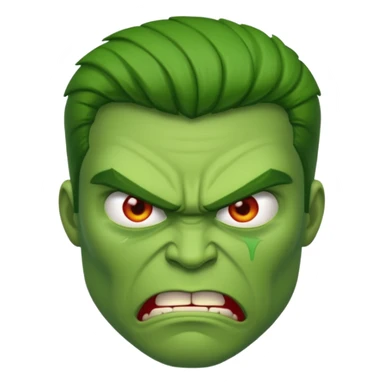 Give me a man in green who is angry sticker