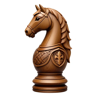 A knight piece from chess sticker