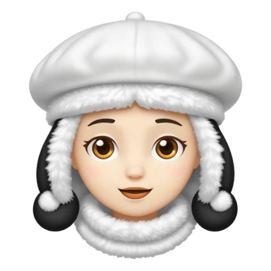 snow beret sticker