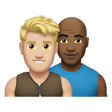jake paul and mike tyson  sticker