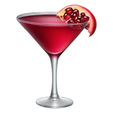 pomegranate martini sticker