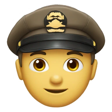 pilot with a hat sticker