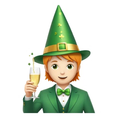 Happy st Patrick’s day dinner date  sticker