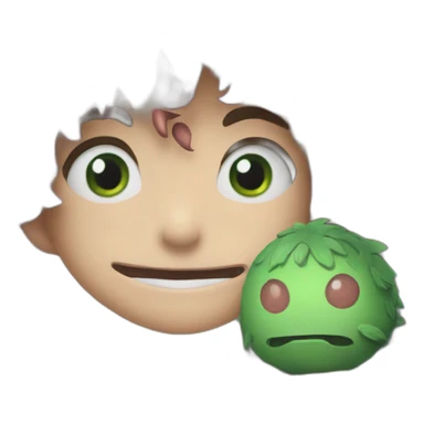 Deku-et-Ochako-bisous sticker