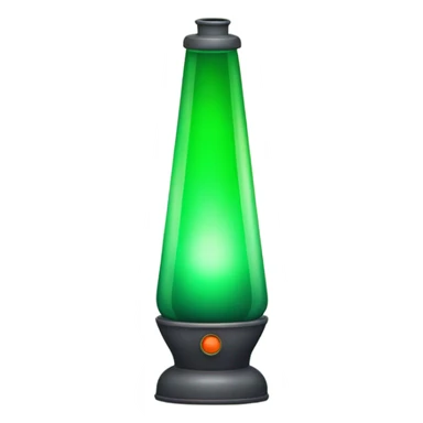 green lava lamp retro  sticker