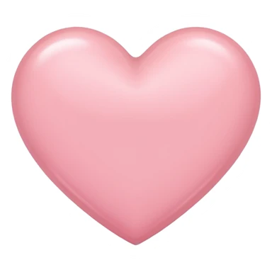 A cute light pink heart sticker