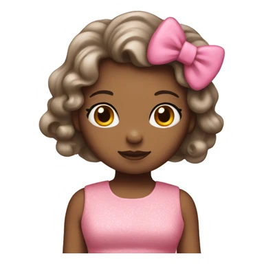 Wearing pink dress Hello kitty  sticker