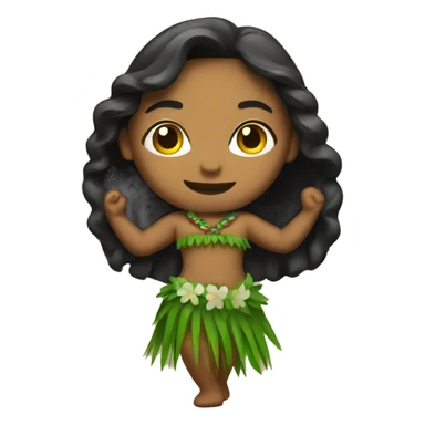 Hula dancer  sticker