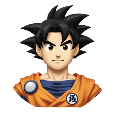 Goku from dragon ball z sticker