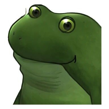 Looking to the side  sticker