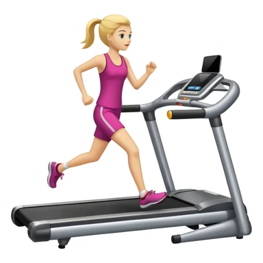 A treadmill sticker