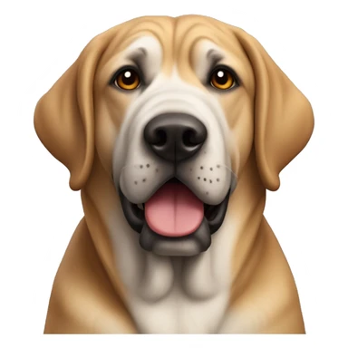 Spanish mastiff mixed with sint bernard sticker