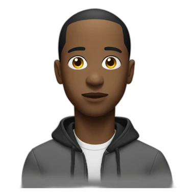 Black Eminem sticker