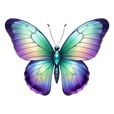 Fluorite butterfly sticker