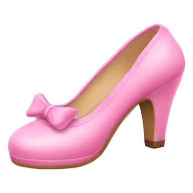 cute pink shoes sticker