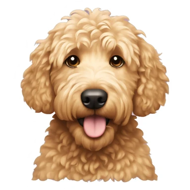 Golden doodle sticker