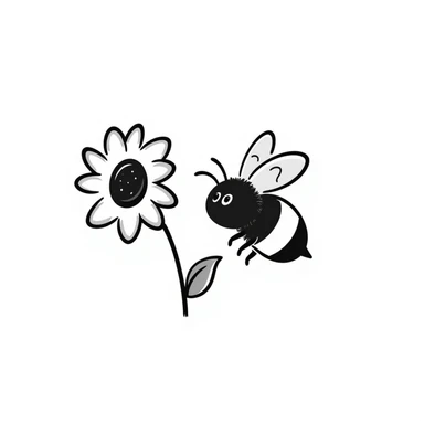 A bumblebee sticker