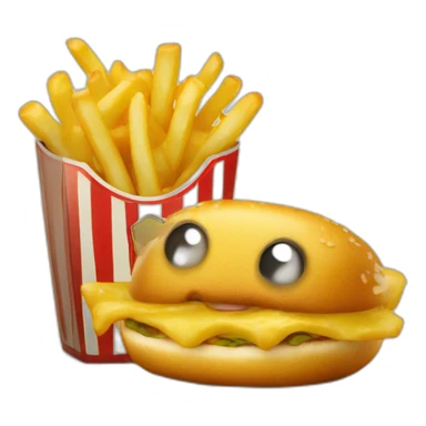 Frite belge sticker