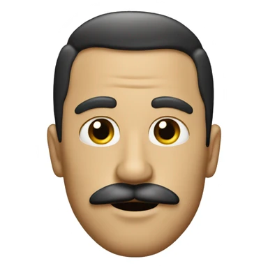 Hombre con bigote  sticker