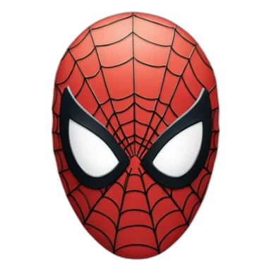 spiderman classic mask sticker