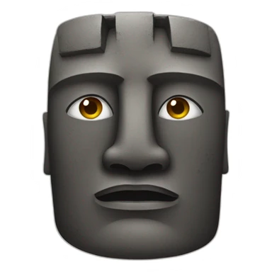 moai face profil sticker