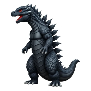 Black Godzilla  sticker